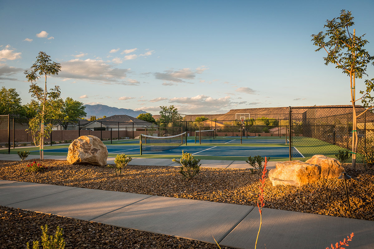 Pickleball and Basketball Courts