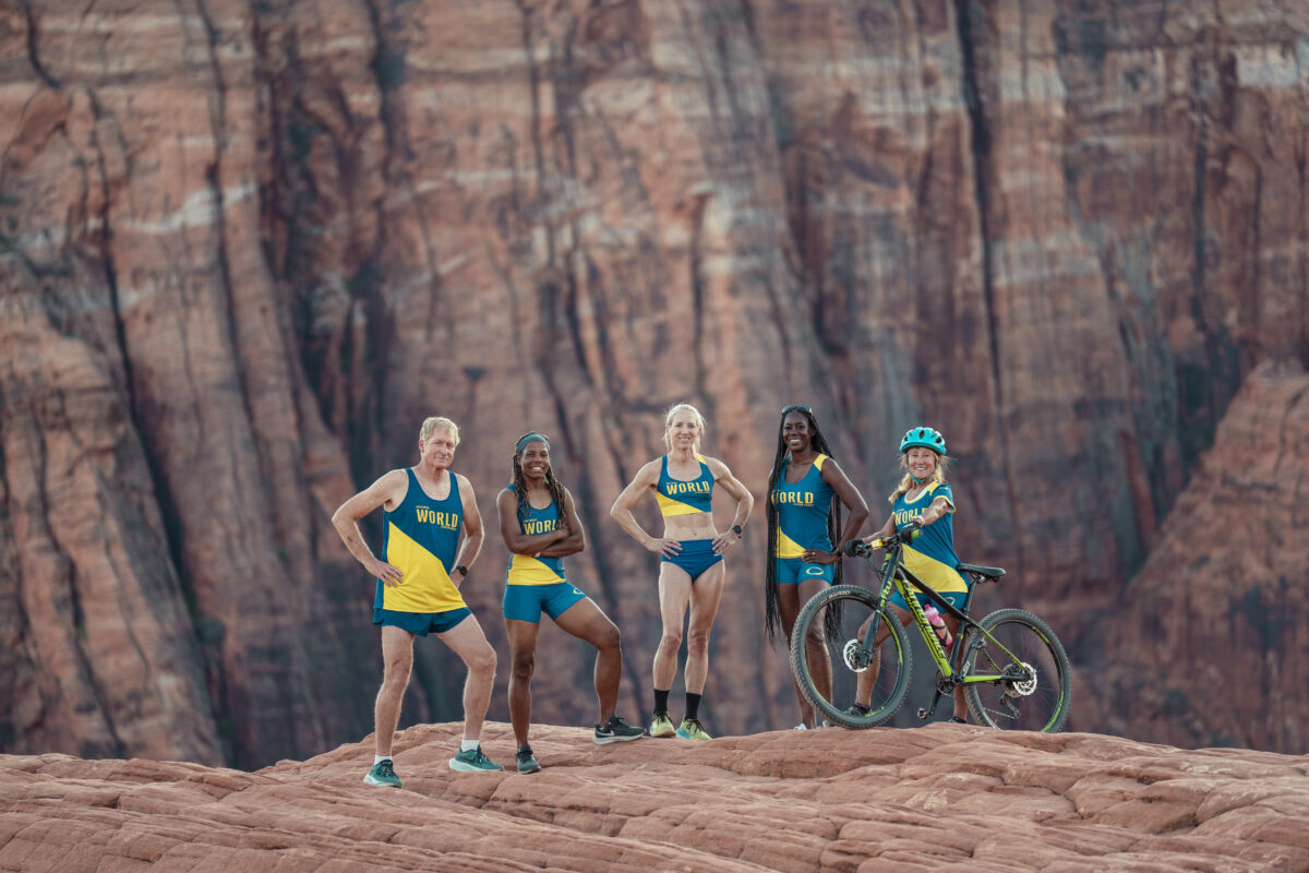 Greater Zion Event: Huntsman World Senior Games. Athletes in Snow Canyon. 