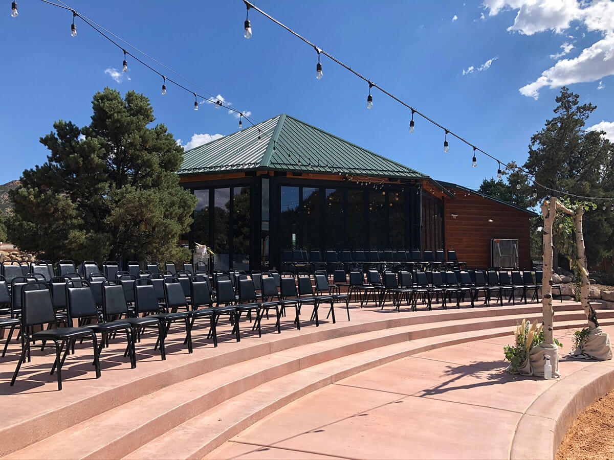 Outdoor theater setting