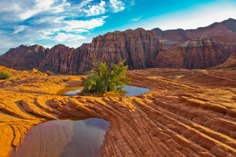 snow canyon secrets pot holes