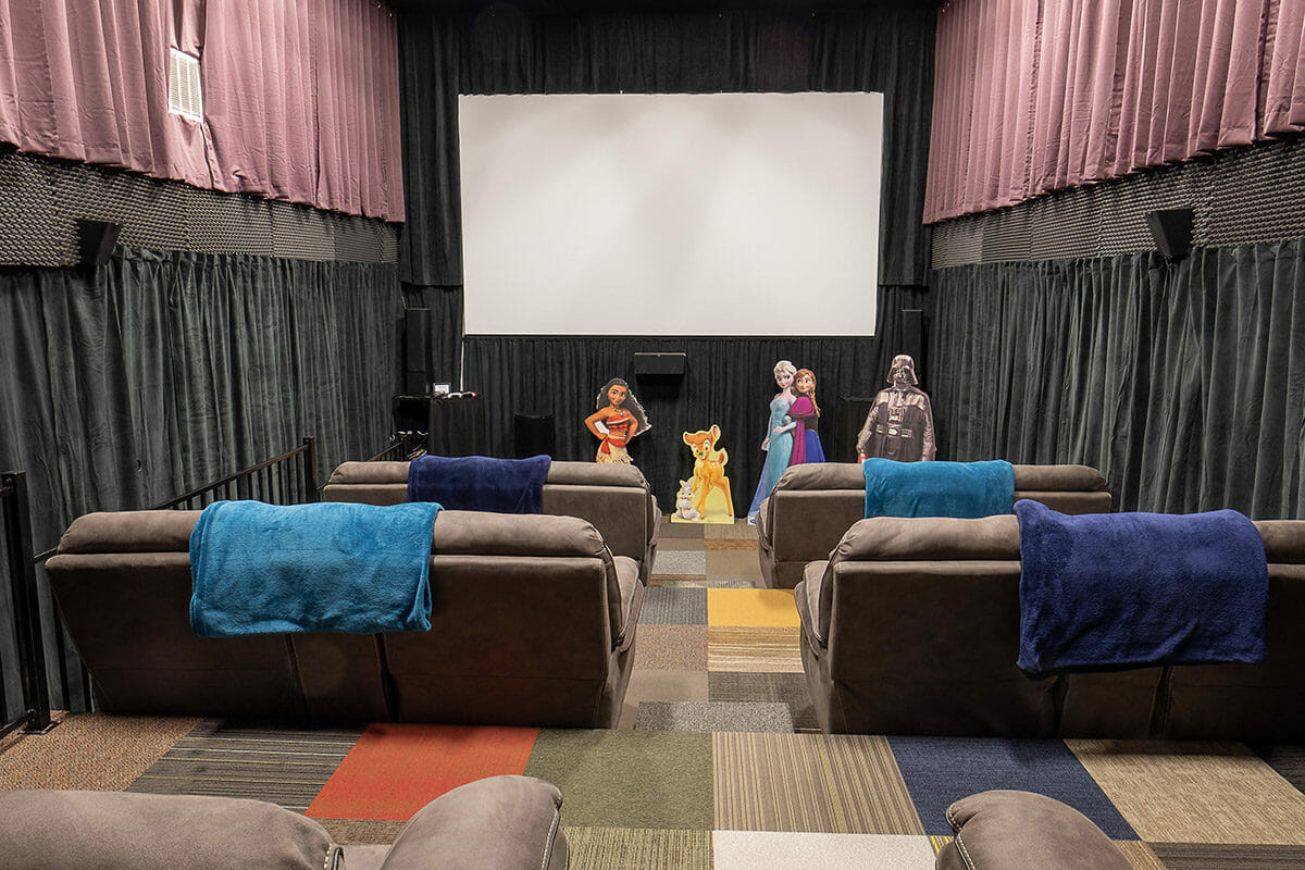 Private movie theater