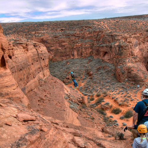 zipline man greenvalley