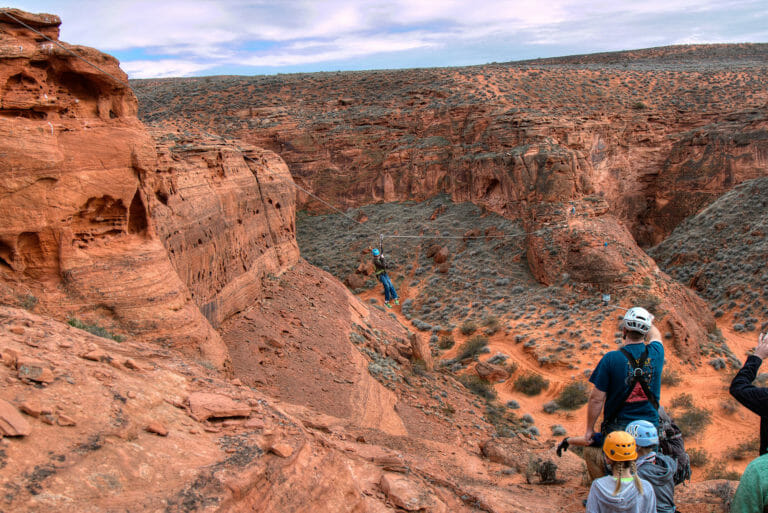 zipline man greenvalley